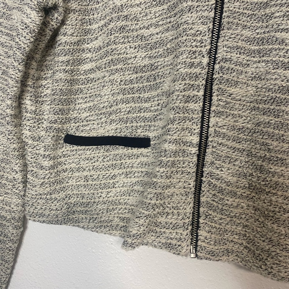 Metaphor Black and White Textured Blazer - Picture 5 of 16